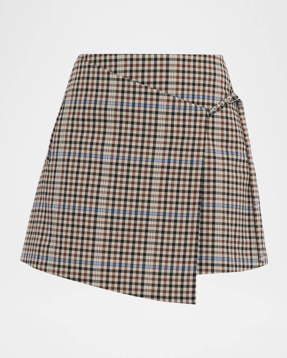Nial Check Mini Skirt